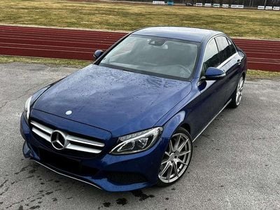 Usata Mercedes C350e Elegance 211 CV (155 kW) 2016 Blu Berlina
