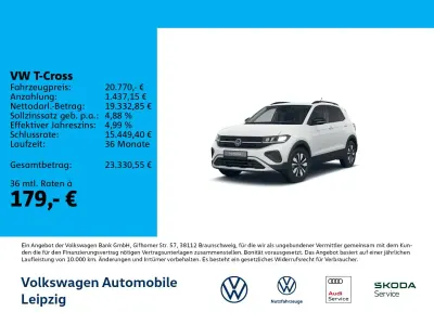 Gebraucht VW T-Cross Goal 95 PS (69 kW) 2025 Weiß SUV