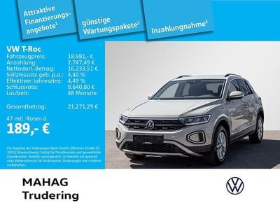 Brugt VW T-Roc Life 110 HK (80 kW) 2022 Grå SUV