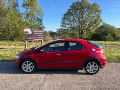 Brugt Honda Civic Sport 140 HK (102 kW) 2008 Rød Sedan