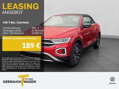 Gebraucht VW T-Roc Cabriolet Goal 116 PS (85 kW) 2025 Kings red metallic Cabrio