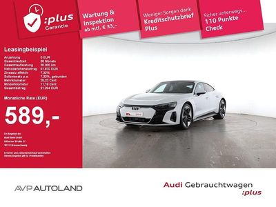 Grau Gebraucht 2022 Audi e-tron GT quattro Sport Limousine | 51.470 € (Fairer Preis)