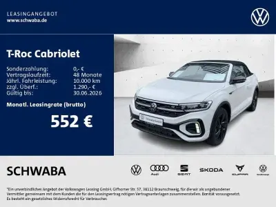 Gebraucht VW T-Roc Cabriolet R-line 150 PS (110 kW) 2026 Weiß Cabrio