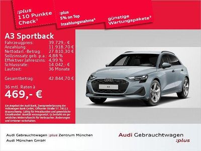 Gebraucht Audi A3 Sport 204 PS (150 kW) 2025 Pfeilgrau perleffekt Limousine