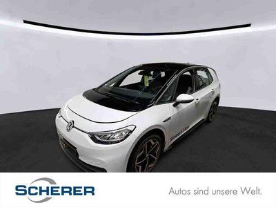 Gebraucht VW ID.3 Pro 107 kW (146 PS) 2022 Gletscherweiß metallic schwarz (metallic) Kleinwagen