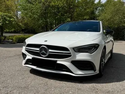 Gebraucht Mercedes CLA35 AMG Shooting Brake AMG 306 PS (225 kW) 2019 Weiß Kombi