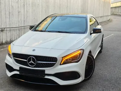 Gebraucht Mercedes CLA220 AMG line 184 PS (135 kW) 2018 Weiß Limousine