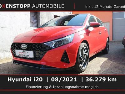 Gebraucht Hyundai i20 Intro Edition 101 PS (74 kW) 2021 Tomato red / sol Kleinwagen