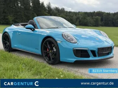 Gebraucht Porsche 911 Carrera 4 GTS 450 PS (330 kW) 2018 Blau Cabrio
