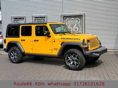 Gebraucht Jeep Wrangler Unlimited Rubicon 272 PS (200 kW) 2022 Gelb SUV