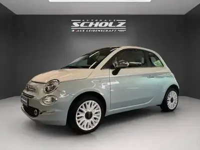 Gebraucht Fiat 500C Collezione 71 PS (52 kW) 2024 Gelato weiß/tau grün Cabrio