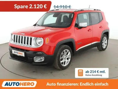 Käytetty Jeep Renegade Limited 140 HP (102 kW) 2017 Punainen Katumaasturi