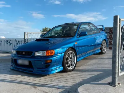 Gebraucht Subaru Impreza 280 PS (205 kW) 1998 Blau Coupé