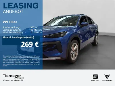 Neu VW T-Roc Life 150 PS (110 kW) 2026 Blau SUV