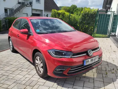 Gebraucht VW Polo Style 110 PS (80 kW) 2022 Rot Kleinwagen