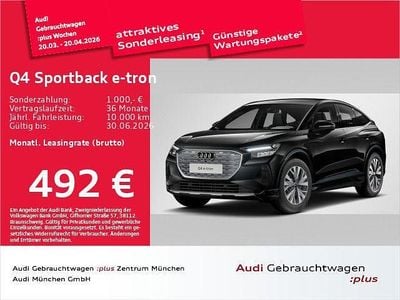 Gebraucht Audi Q4 Sportback e-tron Ambiente 210 kW (286 PS) 2025 Mythosschwarz metallic SUV