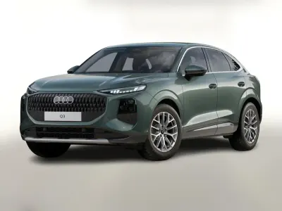 Neu Audi Q3 Sportback 193 PS (141 kW) 2026 Salbeigrün metallic SUV