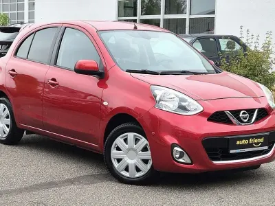 Gebraucht Nissan Micra Acenta 98 PS (72 kW) 2013 Rot Kleinwagen