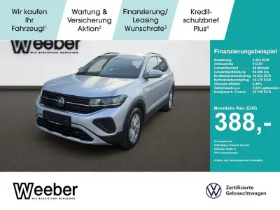 Gebraucht VW T-Cross Life 95 PS (69 kW) 2026 Silber SUV
