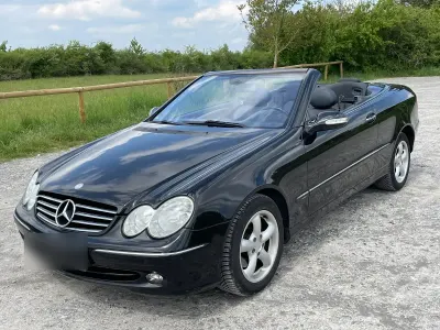 Używany Mercedes CLK200 Avantgarde 163 KM (119 kW) 2004 Czarny Kabriolet