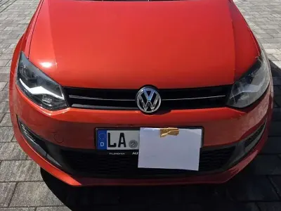 Gebraucht VW Polo Comfortline 69 PS (50 kW) 2010 Orange Kleinwagen