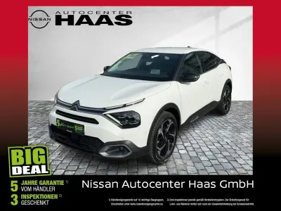 Gebraucht Citroën C4 PureTech 131 PS (96 kW) 2023 Lack weiss banquise/typ aussenverkleidun SUV