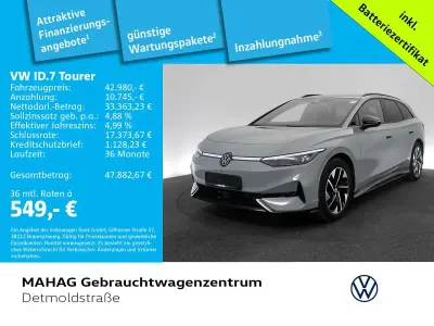 Occasion VW ID.7 Pro 210 kW (286 ch) 2024 Gris Break
