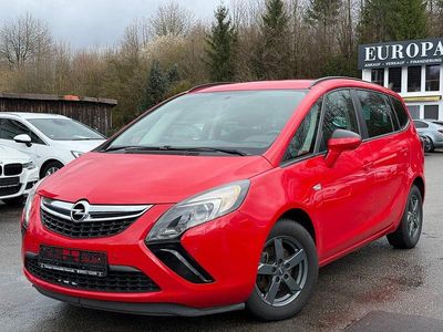 Gebraucht Opel Zafira Tourer Edition 120 PS (88 kW) 2013 Rot Van / Kleinbus