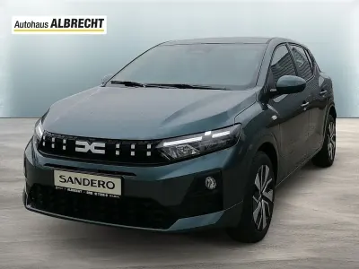Neu Dacia Sandero Expression 122 PS (89 kW) 2026 Grün Limousine