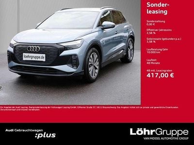Gebraucht Audi Q4 e-tron Advanced 210 kW (286 PS) 2025 Geysirblau metallic SUV