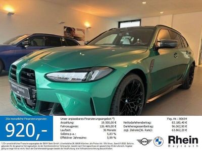 Neu BMW M3 Competition Edition 530 PS (389 kW) 2026 M isle of man grün metallic Kombi