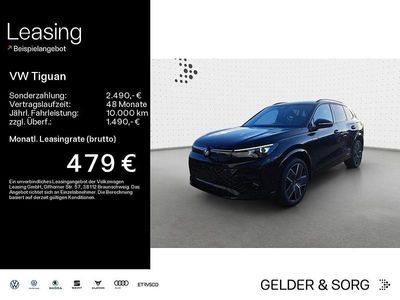 Neu VW Tiguan R-line 193 PS (141 kW) 2025 Grenadillschwarz metallic SUV