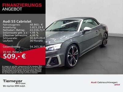 Gebraucht Audi S5 Cabriolet Ambiente 354 PS (260 kW) 2022 Daytonagrau perleffekt Cabrio