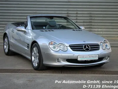 Gebraucht Mercedes SL500 306 PS (225 kW) 2001 Silber Cabrio