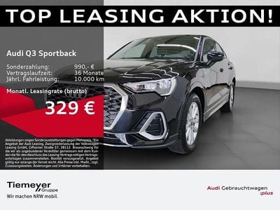 Gebraucht Audi Q3 Sportback S-Line 150 PS (110 kW) 2025 Schwarz SUV
