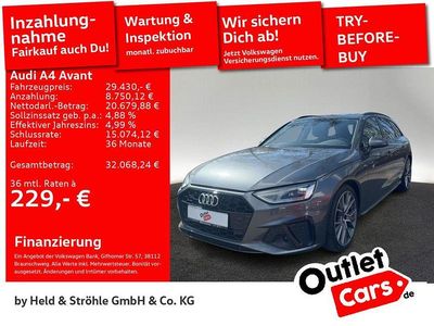 Gebraucht Audi A4 S-Line 204 PS (150 kW) 2023 Daytonagrau perleffekt Kombi