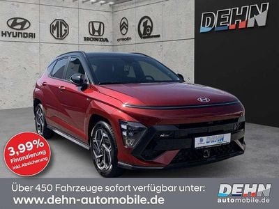 Ultimate red/abyss black Gebraucht 2024 Hyundai Kona N Line SUV | 27.450 € (Guter Preis)