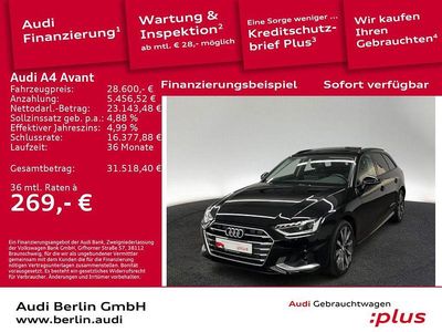 Mythosschwarz metallic Gebraucht 2021 Audi A4 Ambiente Kombi | 28.600 € (Guter Preis)