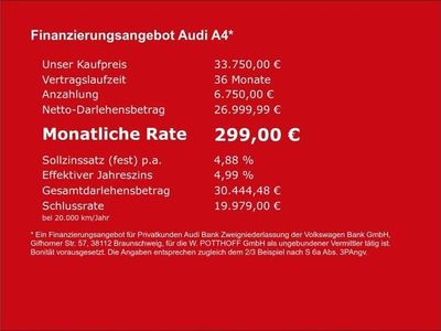 Usata Audi A4 Advanced Plus 136 CV (100 kW) 2024 Bianco Station wagon