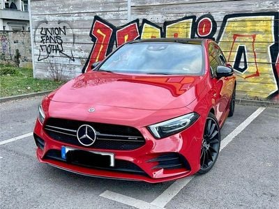 Używany Mercedes A35 AMG AMG 306 KM (225 kW) 2019 Czerwony Sedan/Limuzyna