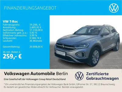 Gebraucht VW T-Roc Style 150 PS (110 kW) 2022 Silber SUV