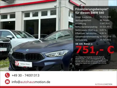 Gebraucht BMW 840 M Sport 340 PS (250 kW) 2023 Blau Coupé