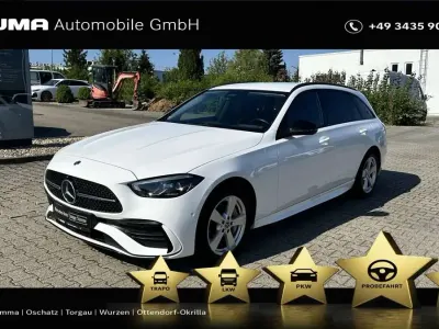 Gebraucht Mercedes C300e AMG 204 PS (150 kW) 2024 Unilack polarweiß Kombi
