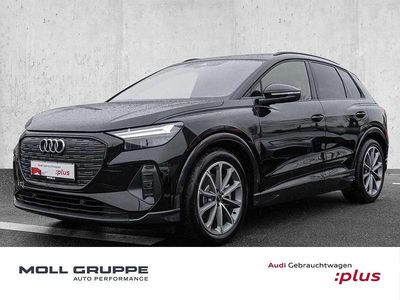 Mythosschwarz metallic Gebraucht 2025 Audi Q4 e-tron S-Line SUV | 50.940 € (Etwas zu teuer)