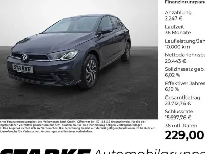 Neu VW Polo Life 95 PS (69 kW) 2026 Grau Kleinwagen