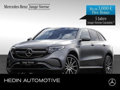 Grau Gebraucht 2021 Mercedes EQC400 AMG line SUV | 37.999 € (Etwas zu teuer)