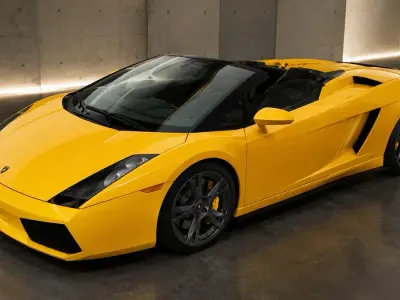 Gebraucht Lamborghini Gallardo 520 PS (382 kW) 2007 Gelb Cabrio