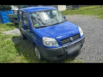 Gebraucht Fiat Doblò 86 PS (63 kW) 2006 Blau Van / Kleinbus
