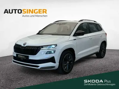 Second-hand Skoda Karoq SportLine 190 CP (139 kW) 2024 Alb SUV