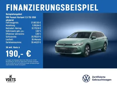 Gebraucht VW Passat 150 PS (110 kW) 2025 Blau Kombi
